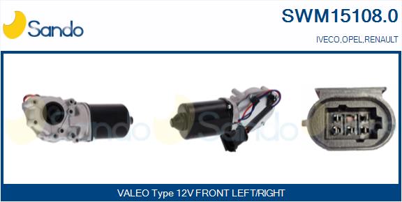 Motore tergicristallo SANDO SWM15108.0