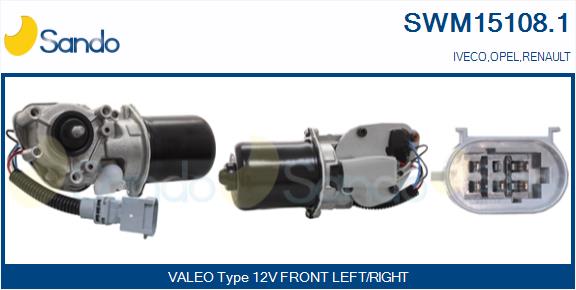 Motore tergicristallo SANDO SWM15108.1