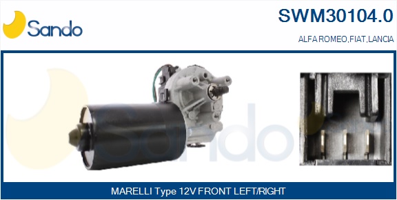 Motore tergicristallo SANDO SWM30104.0