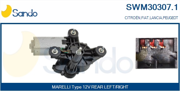 Motore tergicristallo SANDO SWM30307.1