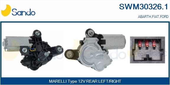 Motore tergicristallo SANDO SWM30326.1