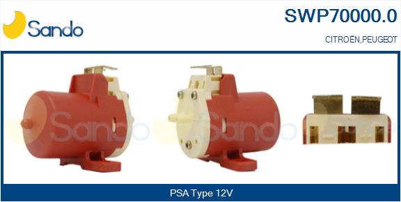 Pompa acqua lavaggio, pulizia cristalli SANDO SWP70000.0