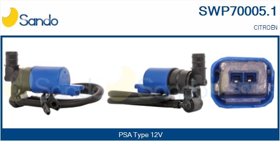 Pompa acqua lavaggio, pulizia cristalli SANDO SWP70005.1