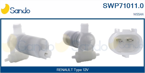 Pompa acqua lavaggio, pulizia cristalli SANDO SWP71011.0