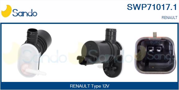 Pompa acqua lavaggio, pulizia cristalli SANDO SWP71017.1