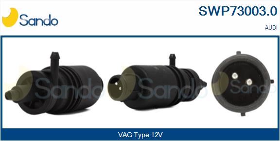 Pompa acqua lavaggio, pulizia cristalli SANDO SWP73003.0