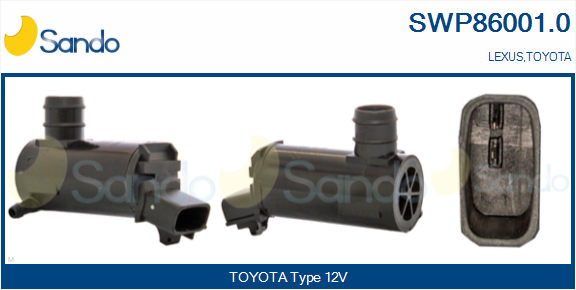 Pompa acqua lavaggio, pulizia cristalli SANDO SWP86001.0