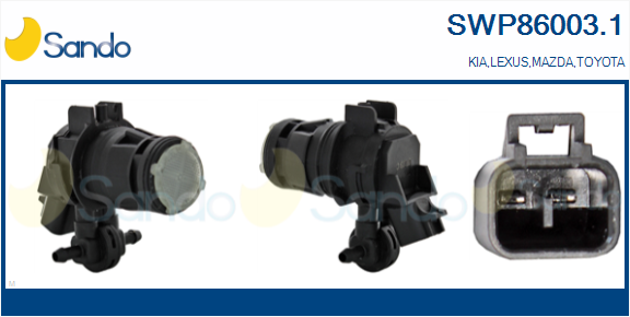 Pompa acqua lavaggio, pulizia cristalli SANDO SWP86003.1