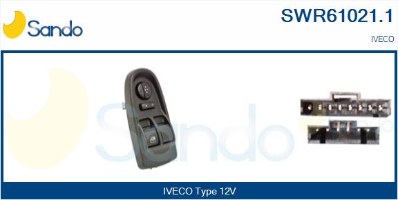 Interruttore, alzacristallo SANDO SWR61021.1
