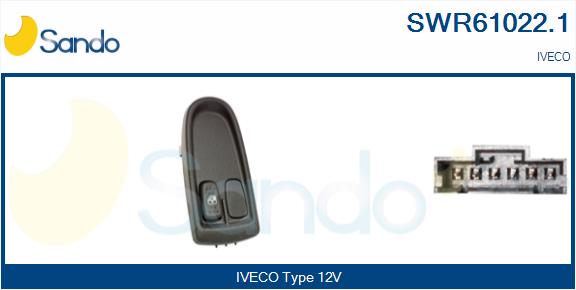 Interruttore, alzacristallo SANDO SWR61022.1