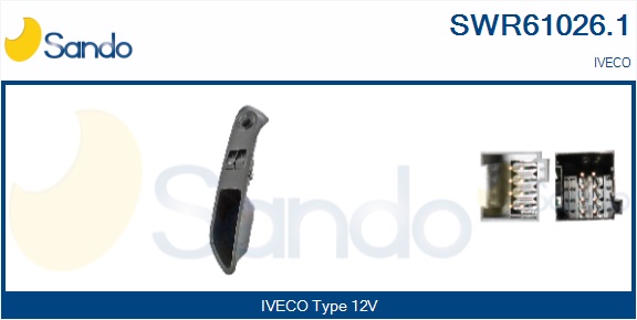Interruttore, alzacristallo SANDO SWR61026.1