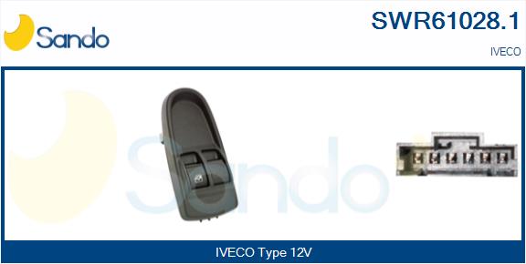 Interruttore, alzacristallo SANDO SWR61028.1