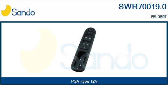 Interruttore, alzacristallo SANDO SWR70019.0