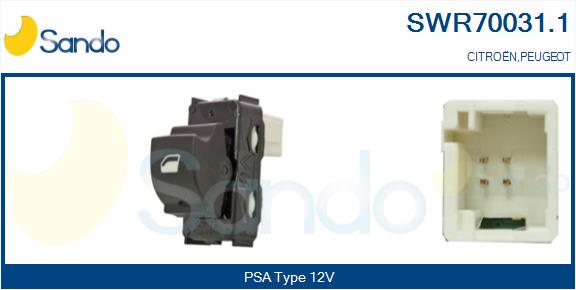 Interruttore, alzacristallo SANDO SWR70031.1