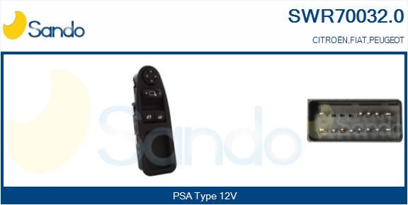 Interruttore, alzacristallo SANDO SWR70032.0