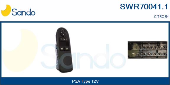 Interruttore, alzacristallo SANDO SWR70041.1