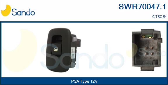 Interruttore, alzacristallo SANDO SWR70047.1