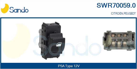 Interruttore, alzacristallo SANDO SWR70059.0