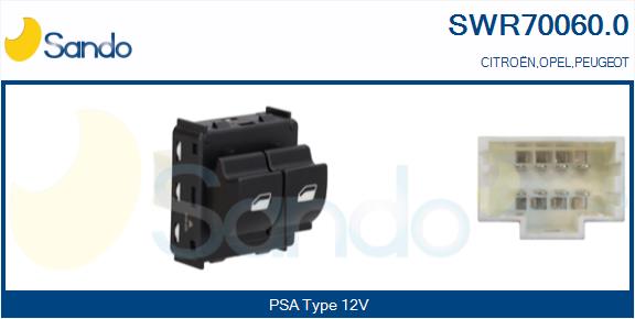 Interruttore, alzacristallo SANDO SWR70060.0