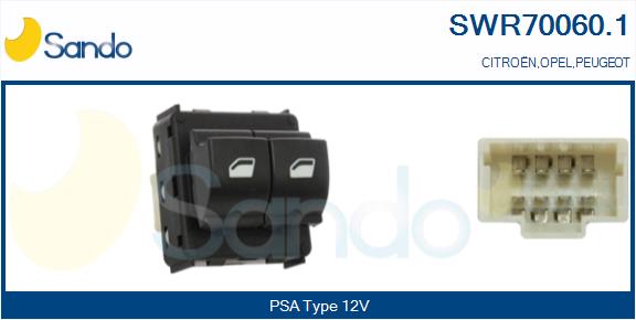 Interruttore, alzacristallo SANDO SWR70060.1