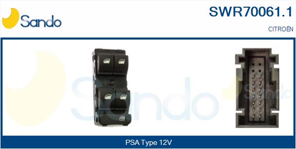 Interruttore, alzacristallo SANDO SWR70061.1