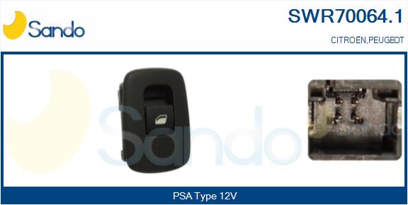 Interruttore, alzacristallo SANDO SWR70064.1