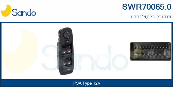 Interruttore, alzacristallo SANDO SWR70065.0