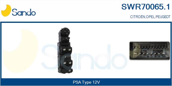 Interruttore, alzacristallo SANDO SWR70065.1