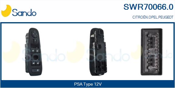 Interruttore, alzacristallo SANDO SWR70066.0