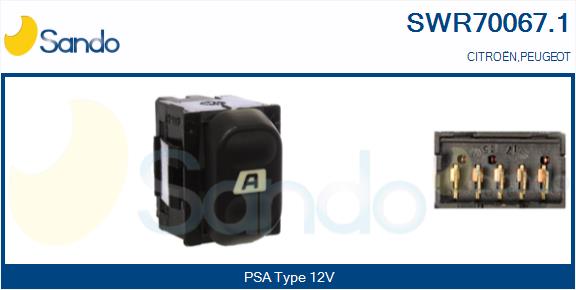Interruttore, alzacristallo SANDO SWR70067.1