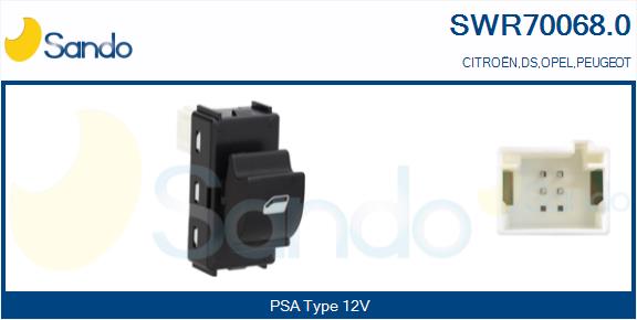 Interruttore, alzacristallo SANDO SWR70068.0