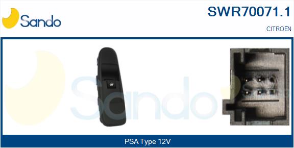 Interruttore, alzacristallo SANDO SWR70071.1