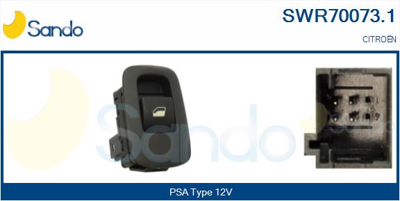 Interruttore, alzacristallo SANDO SWR70073.1