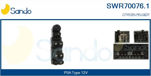 Interruttore, alzacristallo SANDO SWR70076.1