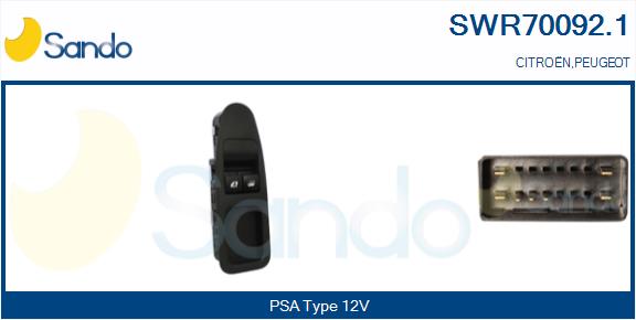 Interruttore, alzacristallo SANDO SWR70092.1