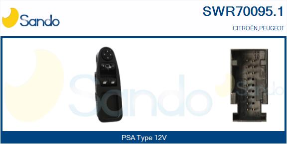 Interruttore, alzacristallo SANDO SWR70095.1