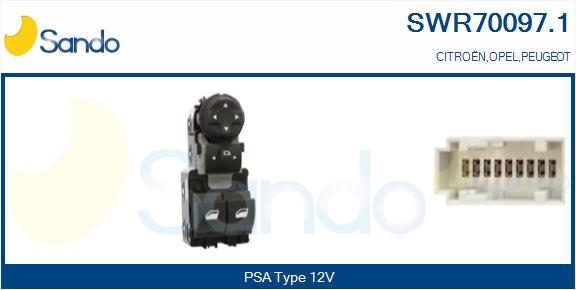 Interruttore, alzacristallo SANDO SWR70097.1