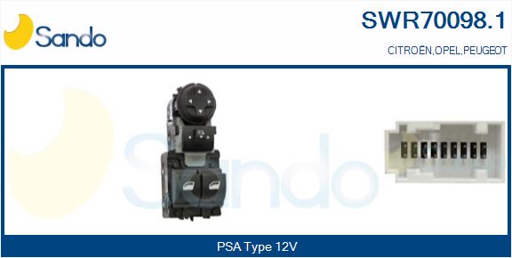 Interruttore, alzacristallo SANDO SWR70098.1