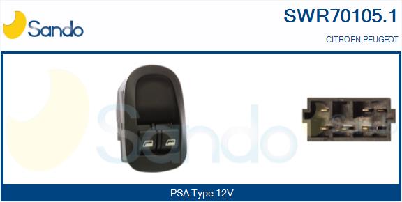 Interruttore, alzacristallo SANDO SWR70105.1