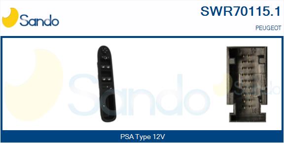 Interruttore, alzacristallo SANDO SWR70115.1