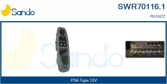 Interruttore, alzacristallo SANDO SWR70116.1