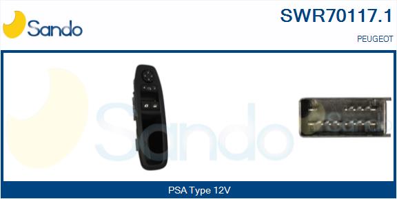 Interruttore, alzacristallo SANDO SWR70117.1
