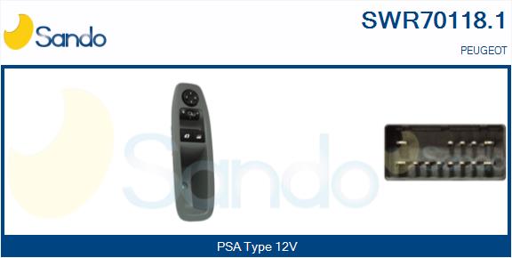 Interruttore, alzacristallo SANDO SWR70118.1