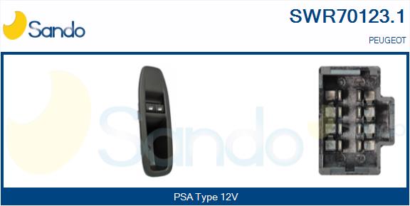 Interruttore, alzacristallo SANDO SWR70123.1