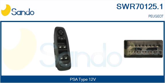 Interruttore, alzacristallo SANDO SWR70125.1