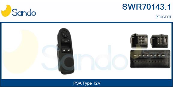 Interruttore, alzacristallo SANDO SWR70143.1