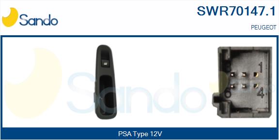Interruttore, alzacristallo SANDO SWR70147.1