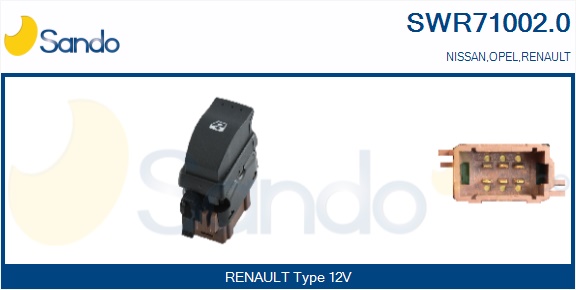 Interruttore, alzacristallo SANDO SWR71002.0