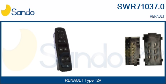 Interruttore, alzacristallo SANDO SWR71037.0