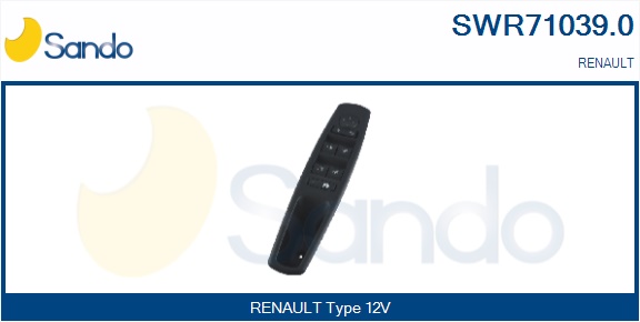 Interruttore, alzacristallo SANDO SWR71039.0